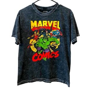 grey marvel comics shirt